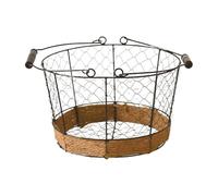Osmond Fruit and Vegetable Basket Woven Sundries and Snacks Storage Basket Storage Basket Vintage Bread Storage Basket L
