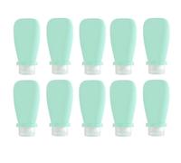 Osmond Green 90ml Travel Silicone Refill Bottle, Shower Gel, Shampoo Refill Bottle, Squeeze Refill Empty Bottle
