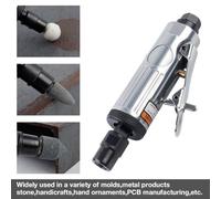 Osmond Grinding and Polishing Machine Air Die Grinder 1/4" Engraving Tool with 10Pcs Heads& 3mm/6mm Chuck Kit