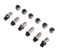 Osmond GX16 6PCS Aviation Plug Connector 2 3 4 5 6 7Pin Waterproof Circular Docking Socket