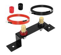 Osmond Heavy Duty Remote Battery Terminal Set Battery Relocation Kit, Battery Jump Post Kit with Bracket Cable