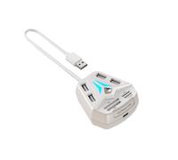 Osmond High Speed USB 2.0 HUB 4 Ports Type C Docking Station 5Gbps Transmission Splitter Adapter for Laptop Hard Drive White