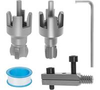 Osmond Integrated Internal & External Pipe Threading Tool Pipe Thread Cutting Tool for Electric Drill (1/2"&3/4")