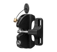 Osmond Key Lockable 2 Way Gate Latch with Spring Loaded Pull Cable Key 2 Sided Fencing Lock for Outdoor Automatic Door Functionality