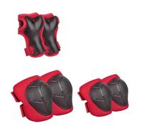 Osmond Knee Pads for Kids Elbow Pads Set Knee Pads for Girls Boys with Wrist Guards Red