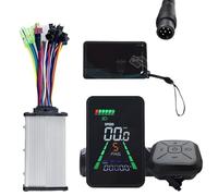 Osmond L5 E-Bike LCD Display+ 36V/48V 350W Motor& 24V/36V/48V/60V UART Type-C Electric Scooter LCD Meter NFC Speedometer 6PIN