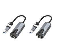 Osmond LAN Hub 5G Gigabit Ethernet Converter USB 3.0 Type-C to RJ45 Network Adapter 5000Mbps for PC Laptop