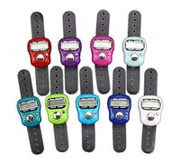 Osmond LCD Electronic Finger Hand Ring Knitting Row Tally Counter Pedometer Digital Hand Tally Counter Random Color