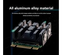 Osmond M.2 2230 SSD Solid Disk Drive Radiators Fan SSD Heat Dissipation Pad for Desktop Computer 2230 SSD Fan Heatsink