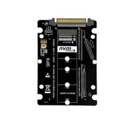 Osmond M. 2 NVME to SFF-8639 U. 2 Adapter Enclosure Socket PCIE4.0 Gen4 SFF-8639 U. 2 to NVMe M. 2 M-Key Converter for M. 2 NVME SSD