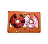Osmond Metal Double-Sided 50 Minute Blank Cassette Tape Disk Cassette Small Open Disk Hollow Case Blank Tape