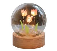 Osmond Mini Tulip Night Light, Handmade DIY Materials, Cute Home Decoration, Birthday Gift for , Family, Friends, Children