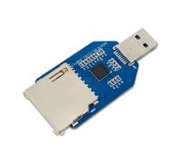 Osmond Mini USB3.0 Reader Module SD+ TF Card Slot 2-In-1 Dual Card Support Reading On-Board GL3224 Chip