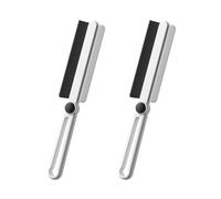 Osmond Multi-Function Rotating Crevice Cleaning Brush, Hard Bristle Crevice Cleaning Brushes with Scrape Bar,White