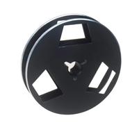 Osmond New 2.5Inches Takeup Reel, Open Reel Audios Metal Takeup Reel, 3 Holes Wind Resistance Holes, 2.5Inch Empty Tape Reel,B