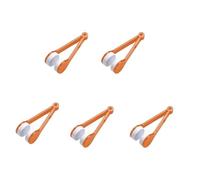 Osmond New Double-Sided Glasses Brush, Soft Microfiber Glasses Cleaner, Glasses Cleaning Brush, Wiping Tool Orange