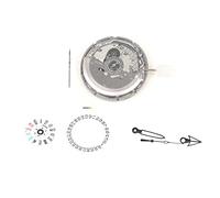 Osmond NH36/NH36A Movement with Steel Stem+Weekly Dial+Calendar Dial+Needle Movement High Watch, silver