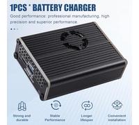 Osmond PD3.1 140W Fast Charger TYPEC USB 2S with Cooling Fan for LiFePO4/Li-Ion Batteries-Bidirectional PD3.1/QC4+ / Black