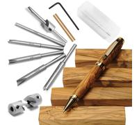 Osmond Pen Mill Set,Barrel Trimmer System for Pen Kits 7mm,8mm,3/8 Inch,27/64 Inch,10mm Pilot Shafts for Woodworking Pen Kits