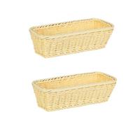 Osmond Plastic Rattan Woven Basket Spoon Fork Knife Chopsticks Storage Tableware Organizer Kitchen Cutlery Drain Holder B