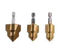 Osmond PPR Lifting,3 Blades Stepped Drill Bit,Hexagon Shank Water Pipe Connection Tool 20/25/32mm,Plumber Repairing Power Parts