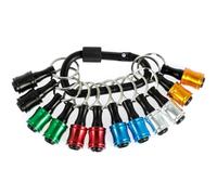Osmond Quick Change Portable Drill Bit Holder 12Pcs 1/4 Inch Hex Shank Keychain Functionality