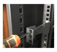 Osmond Rack Mount 1U Server Rack Depth Extender Recessed 4-Inch/10 cm Deep Adapter Kit for Network Rack