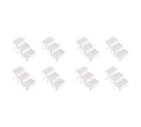 Osmond Rack Multi-Layer Desktop Computer Desk Storage Rack Drawer Three-Layer Ladder Storage Rack Small Partition Rack White