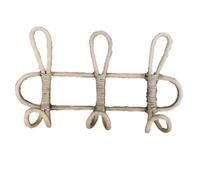 Osmond Rattan Wall Hooks - Kids Room Decorative Hanger, Clothes & Hat Organizer, Hanging Storage Rack for Children's Garments B