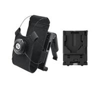 Osmond Recorder Case Fixed Set with Universal Back Panel Clip Anti-Shake Fast Reverse for Waist Belt Recorder Case Cover Two-Grid Back Panel