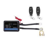 Osmond Remote Battery Disconnect Switch 12V 260A Kill Switch Black Plastic+Metal Automatic Power Off Prevent Battery Drain with Remote Car Truck,C