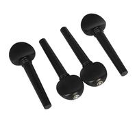 Osmond Replacement Accessories for 4/4 Violins- 4pcs Ebony Wood Violin Tuning Pegs Fiddle Tuning Peg Violin Peg Set