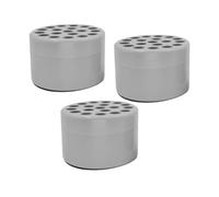 Osmond Reusable Floral Grid for Vase, Bloom Shaper for Flowers, DIY Spiral Stem Holder Ring 3 Pcs (Grey)