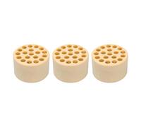 Osmond Reusable Floral Grid for Vase, DIY Spiral Stem Holder Ring 3 Pcs (Yellow)