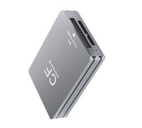 Osmond SD Card Reader 2 in 1 CFexpress Type B& Express USB3.2 10Gbps Portable Dual Slot Memory Card Adapter A+SD