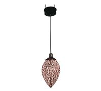 Osmond Solar Powered LED Moroccan Hanging Lantern Retro Moroccan Pattern Projection Lamp Outdoor Garden Decor Fairy Light Kit