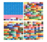 Osmond Sticker Label Set,Square Labels Colored Number Stickers,Diamond Art Storage Box Label Stickers A