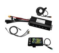 Osmond Three Mode Ebike Controller 24V/36V/48V with S866 LCD Color Display Waterproof Connector 1000W Motor Conversion Parts,A