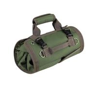 Osmond Tool Bag Roll Up, Portable Tool Storage with 2 Removable Zipper Pockets, Father's Day Dad Birthday Gift, Green