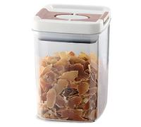 Osmond Transparent Square Sealed Storage Jar Quick Pull Lid Design for Storage in Kitchen Pantry M
