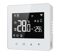 Osmond Tuya ZigBee Thermostat Smart Home Battery Powered Temperature Controller for Gas Boiler Works with Voice Assistant, Easy Install Easy to Use