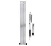 Osmond Ultra Precision Marking Ruler, Stainless Steel Metric Version Woodworking Scribing Ruler Gauging High Precision T Square