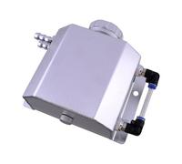 Osmond Universal 1L Car Aluminum Square Radiator Coolant Overflow Expansion Bottle Recovery Water Tank Reservoir Fluid Container