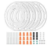 Osmond Upgraded 4-Pack Universal Lamp Mounting Brackets with Screws and Nuts for Ceiling Lights, Wall Lights