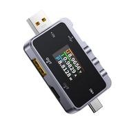 Osmond USB Tester Multi-Function Digital Display Voltmeter Ammeter for Voltage Current Power Measurement Fast Charge Detection