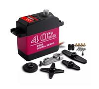 Osmond Waterproof Servo 40Kg High Torque Metal Gear Digital Servo for 1:8/1:10/1:12 RC Car Robot 270°
