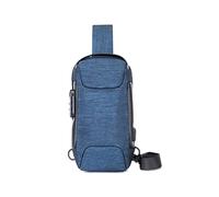 Osmond Waterproof USB Charging Anti-Theft Crossbody Bag Portable Chest Pouch Backpack with Lock B