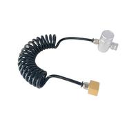 Osmond Whipped Cream Chargers with Hose Coil Line From Thread M11x1 Fiting NO2 Tank to M22 Thread Cream Jar