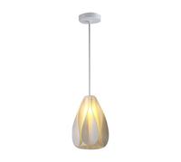 Osmond White Irregular Pendant Ceiling Lighting Hanging Wave Design Ceiling Chandelier for Bedroom Kitchen Living Room A