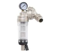 Osmond Whole House Central Filter 360 Degree Universal Rotating Valve Filter High-Flow Tap Water Filter Reusable Sediment Water Filter -Plated 1-Inch Hot Melt